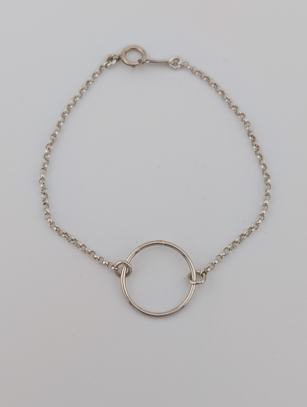Vintage 925 Sterling Silver Dainty Bracelet (Small, 5.75")